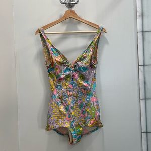 Extremely cute vintage one piece swimsuit!